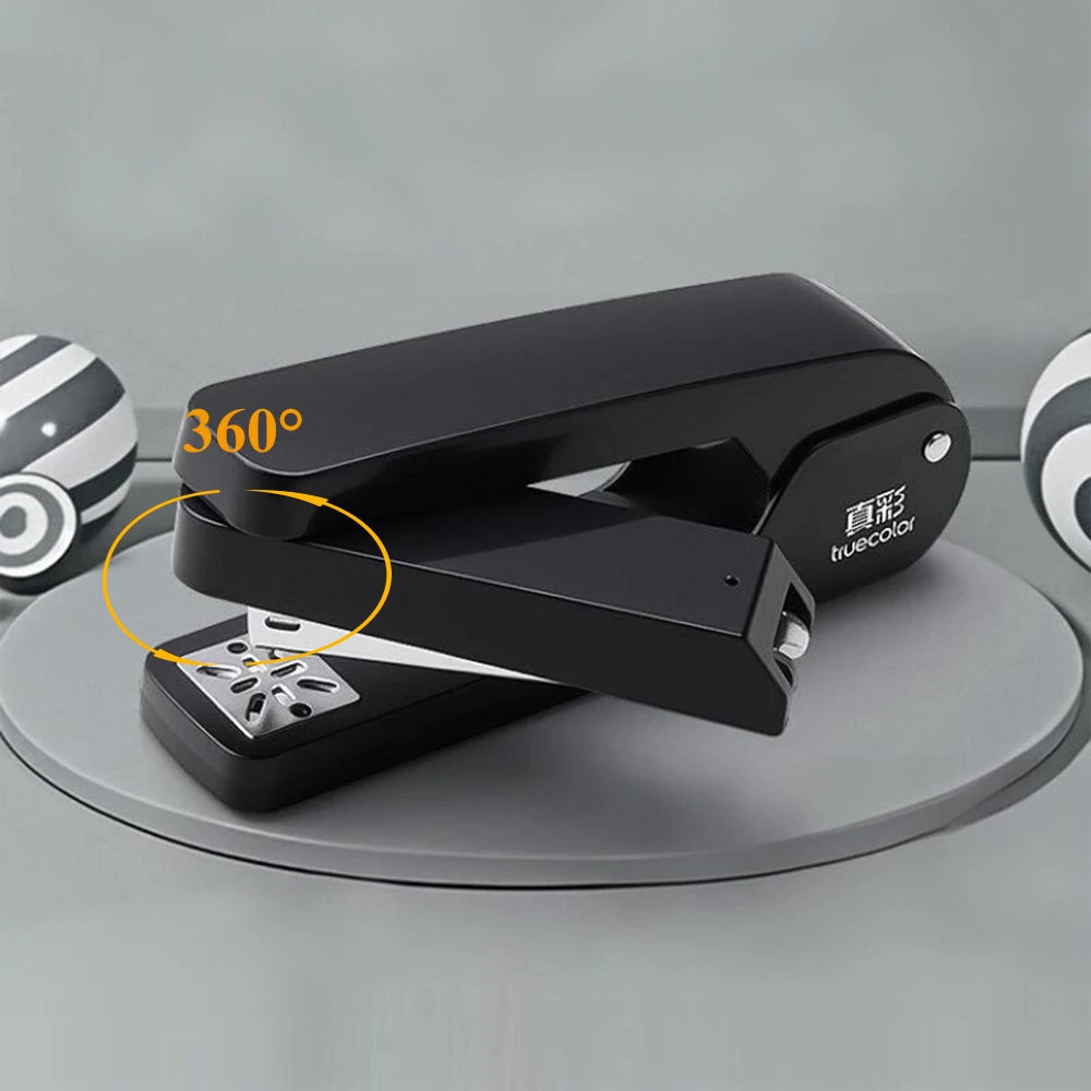 360-Degree Rotate Stapler Business Office Stationery School Classroom Bookbinding Supplies Stapler 25 Sheets Of Paper Capacity